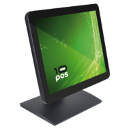 Pantalla 10POS TFT Táctil Flat Capacitiva 17 USB Negro - VGA & HDMI - VESA 75 & 100